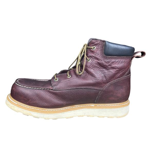 Irish Setter By Red Wing Ashby 6” Brown Leather Safety Toe Work Boot Size US 14 main image 8